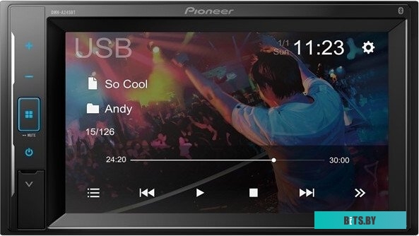 DMH-A245BT Автомагнитола Pioneer DMH-A245BT 2DIN 4x50Вт 6.2" ПДУ RDS