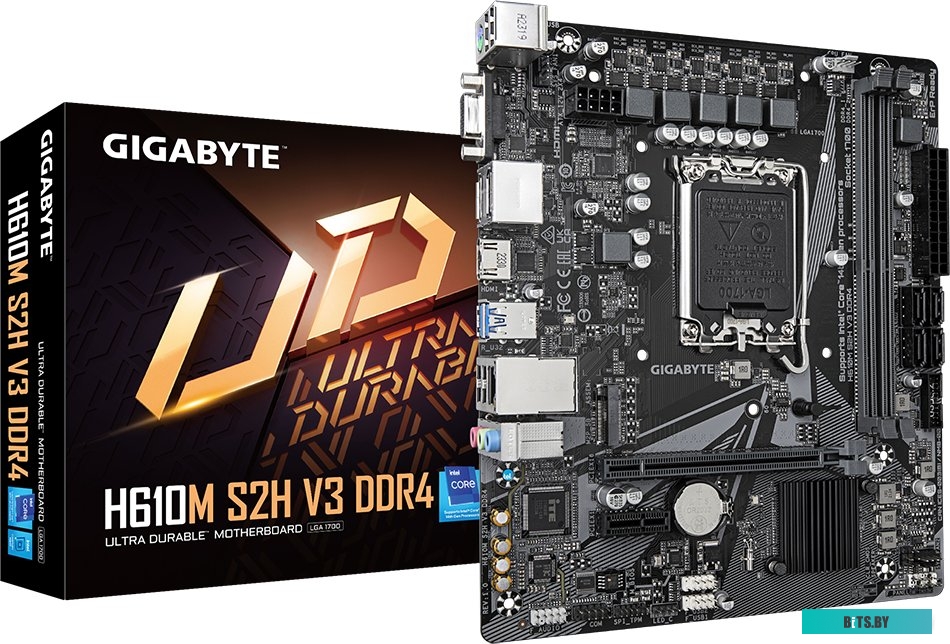 Материнская плата Gigabyte H610M S2H V3 DDR4 (rev. 1.0)