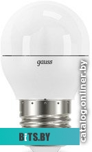 105802207-S Лампа LED GAUSS E27,  шар, 7Вт, одна шт. [105802207-s]