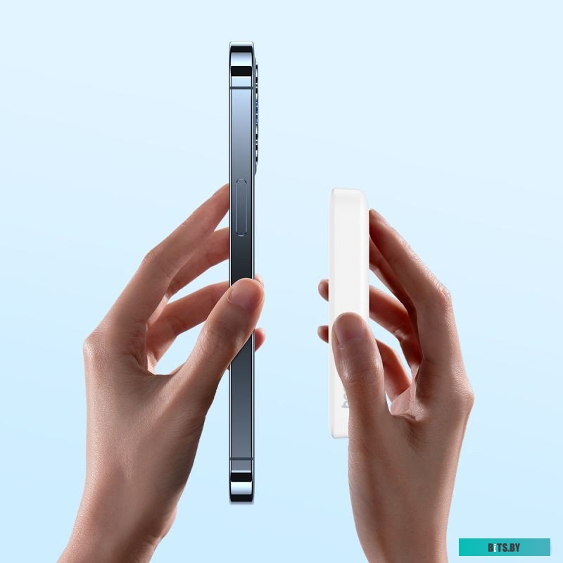 Baseus Magnetic Mini Air Wireless Fast Charge Power Bank 10000mAh 20W Stellar White (P10059001223-00)