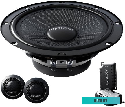 PRPX65CS Колонки автомобильные Prology PX-65CS 200Вт 90дБ 4Ом 16см (6.5дюйм) (ком.:2кол.) компонентные двухполосные