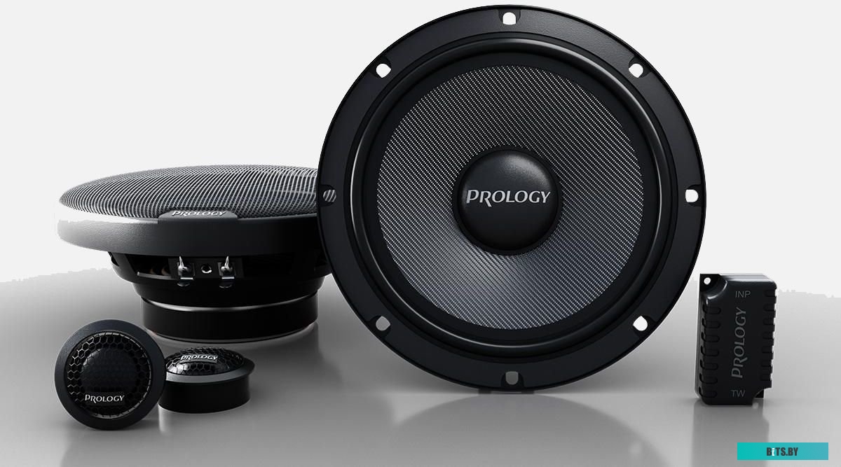 PRPX65CS Колонки автомобильные Prology PX-65CS 200Вт 90дБ 4Ом 16см (6.5дюйм) (ком.:2кол.) компонентные двухполосные