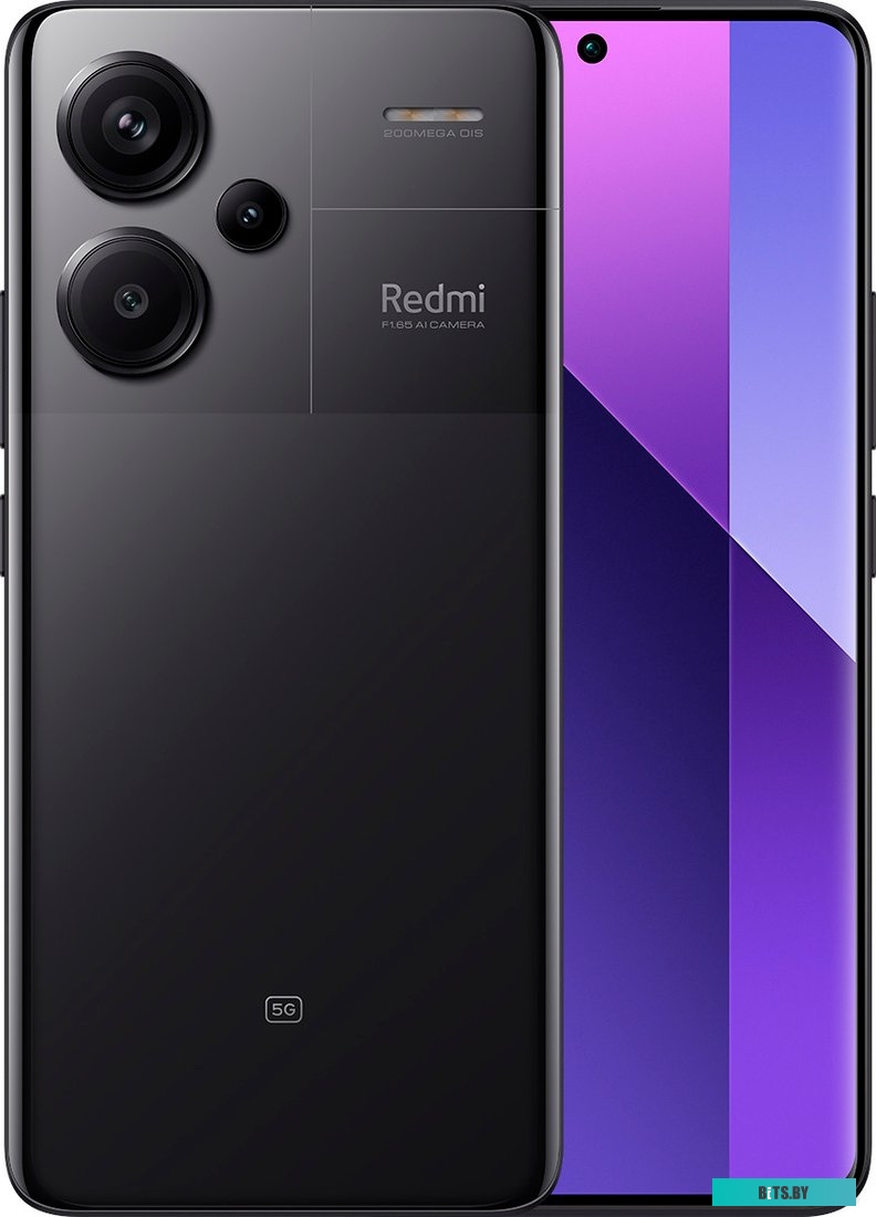 Смартфон Xiaomi Redmi Note 13 Pro+ 5G 12GB/512GB Midnight Black (23090RA98G)