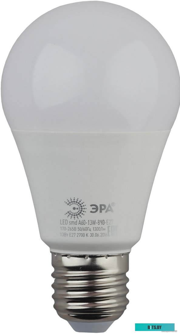 Б0020537 ЭРА Б0020537 Светодиодная лампа груша LED smd A60-13W-840-E27..