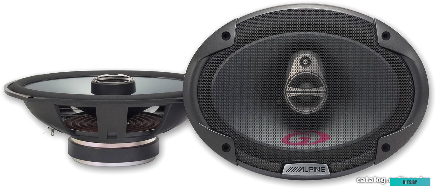 SPG-69C3 Колонки автомобильные Alpine Type-G SPG-69C3 350Вт 91дБ 4Ом 15x23см (6x9дюйм) (ком.:2кол.) коаксиальные трехполосные
