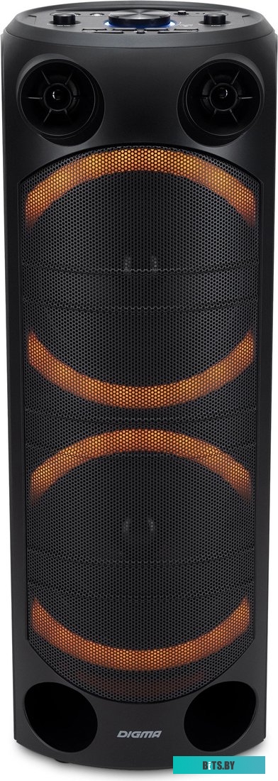 MC1720B Минисистема Digma D-MC1720 черный 80Вт FM USB BT micro SD