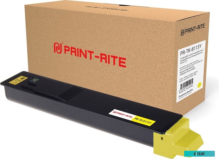 PR-TK-8115Y Картридж лазерный Print-Rite TFKA36YPRJ PR-TK-8115Y TK-8115Y желтый (6000стр.) для Kyocera Mita Ecosys M8124cidn/M8130cidn
