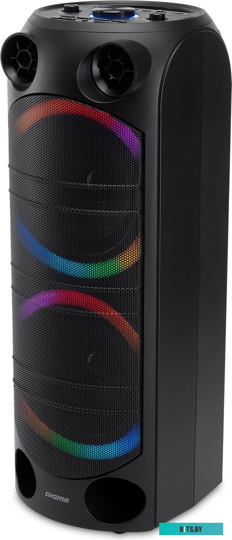 MC1720B Минисистема Digma D-MC1720 черный 80Вт FM USB BT micro SD