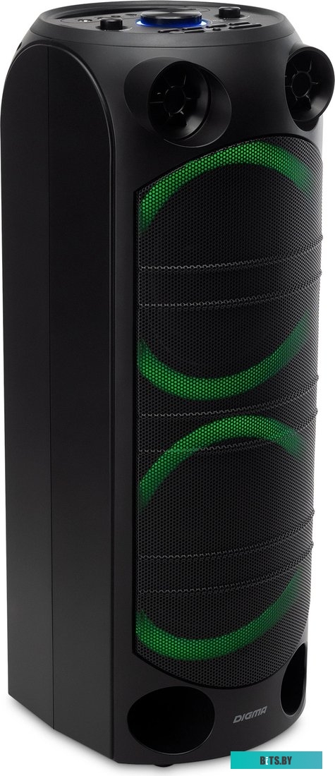 MC1720B Минисистема Digma D-MC1720 черный 80Вт FM USB BT micro SD
