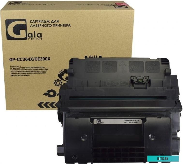FP-CC364X Картридж F+ imaging, черный, 24 000 страниц, для HP моделей LJ P4014/P4015N/M601/M602n/M603n (аналог CC364X/CE390X), FP-CC364X