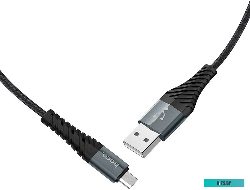 Кабель Hoco X38 microUSB 1 м (черный)