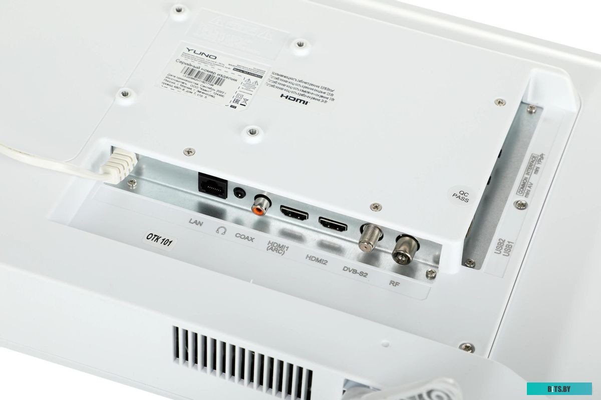 ULX-24TCSW222 (W) Телевизор YUNO 24" ULX-24TCSW222 Яндекс.ТВ белый HD READY 50Hz DVB-T2 DVB-C DVB-S2 USB WiFi Smart TV (RUS) LED