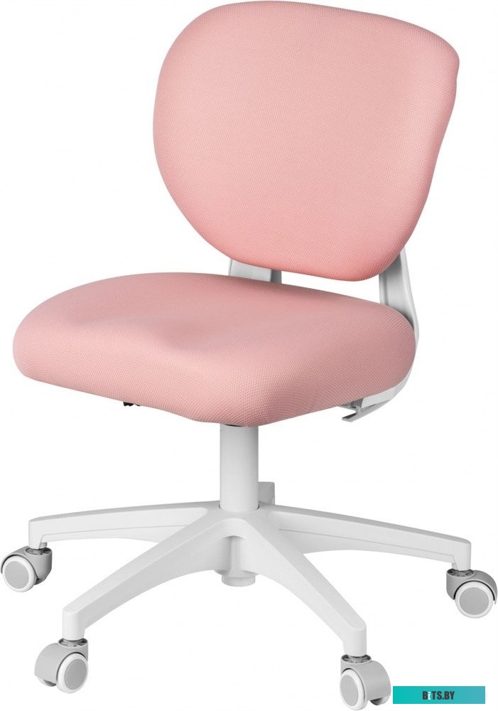 CS-CHR-3594PK Кресло детское Cactus CS-CHR-3594PK розовый крестов. пластик белый