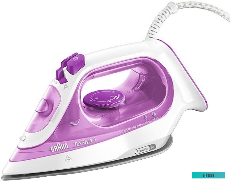 SI3030PU Утюг Braun SI3030PU 2300Вт розовый/белый