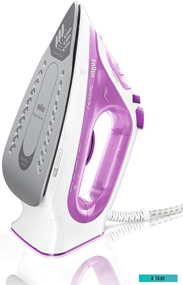 SI3030PU Утюг Braun SI3030PU 2300Вт розовый/белый