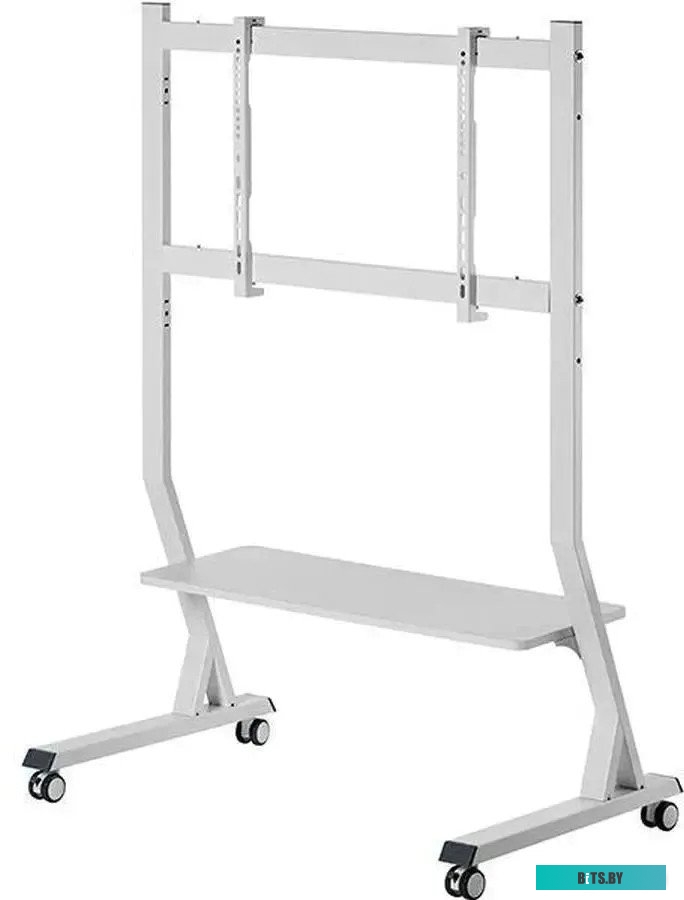 Подставка для телевизора Ultramounts UM306W белый 45"-90" макс.60кг напольный мобильный