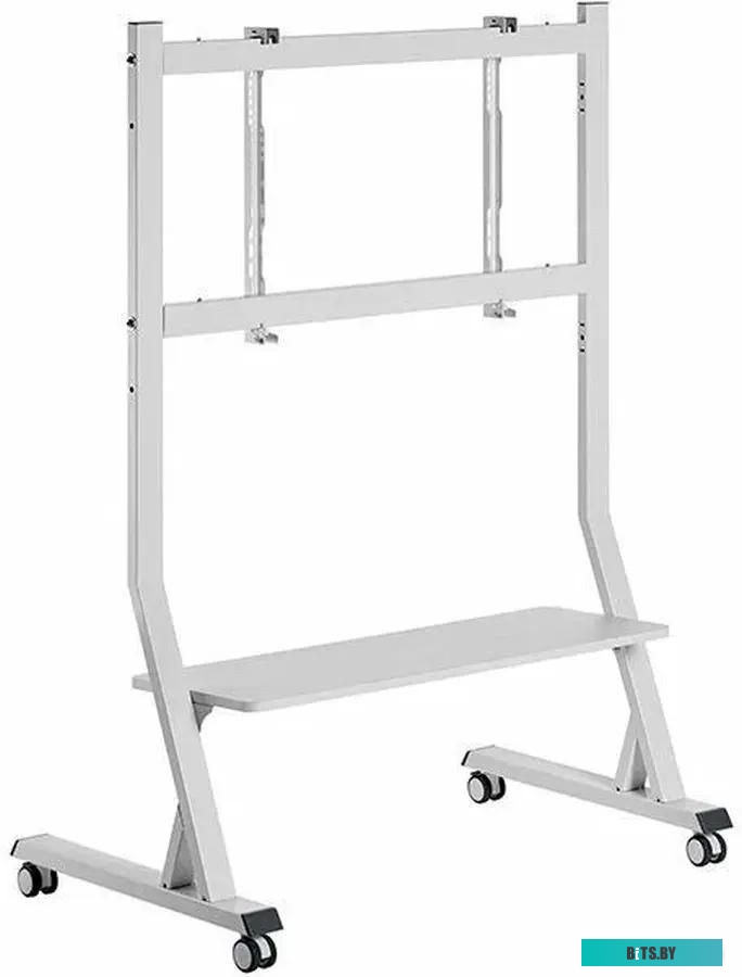Подставка для телевизора Ultramounts UM306W белый 45"-90" макс.60кг напольный мобильный