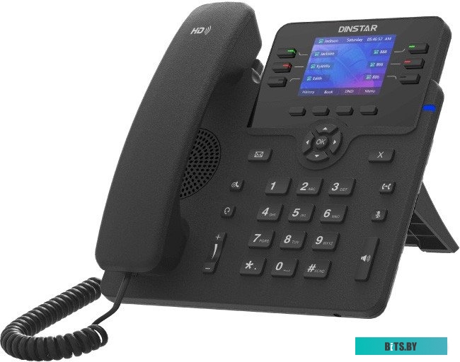 C63GP Телефон IP Dinstar C63GP черный
