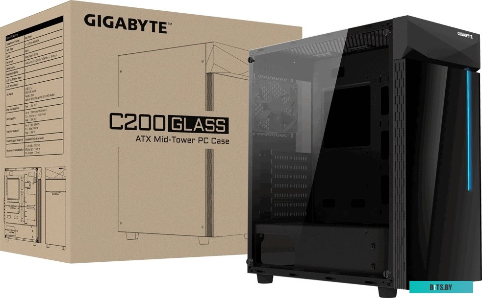 Корпус Gigabyte C200 Glass