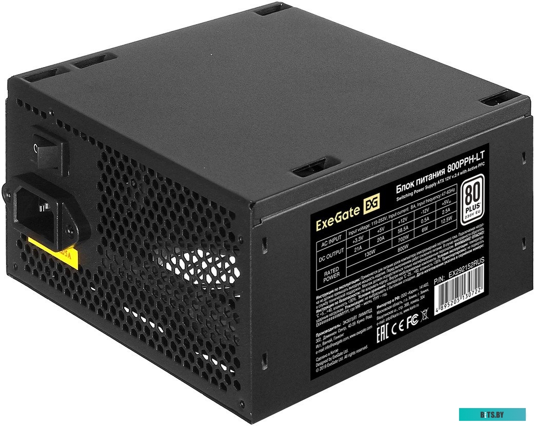 Блок питания ExeGate 800PPH-LT-OEM EX292152RUS-OEM-S