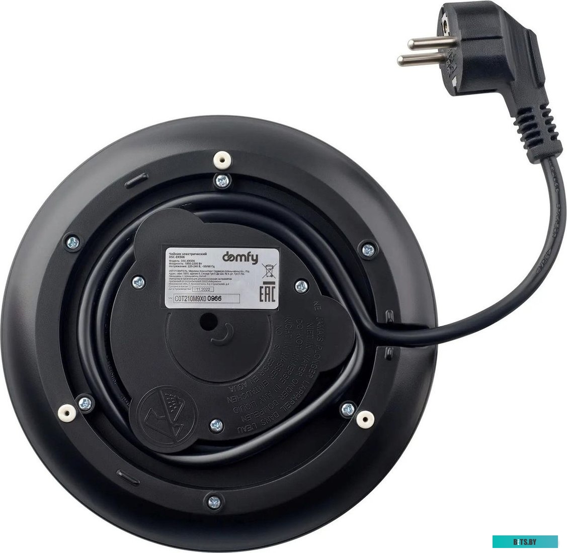 DSC-EK506 Чайник электрический Domfy DSC-EK506 1.7л. 2200Вт красный/черный (корпус: нержавеющая сталь)