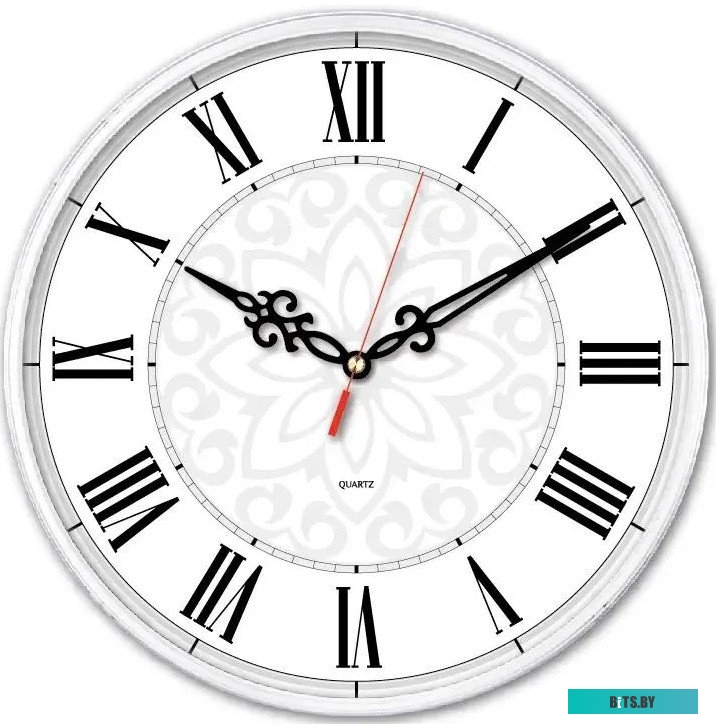 WALLC-R70P25/WHITE Часы настенные аналоговые Бюрократ WallC-R70P белый
