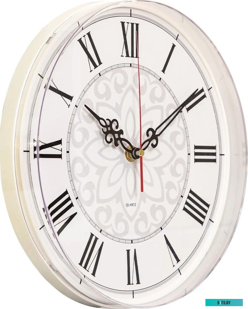 WALLC-R70P25/WHITE Часы настенные аналоговые Бюрократ WallC-R70P белый