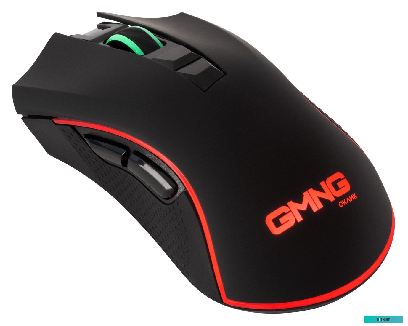 1533166 Мышь GMNG 980GMW черный оптическая (10000dpi) беспроводная USB для ноутбука (7but)