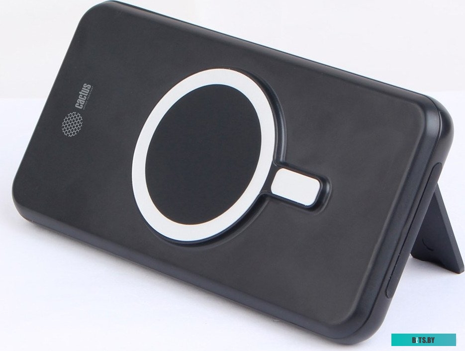CS-PBFSRT-10000 Мобильный аккумулятор Cactus CS-PBFSRT-10000 10000mAh 4.5A беспров.зар. черный