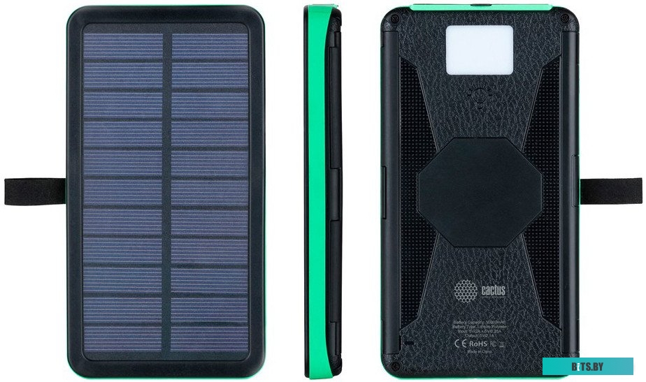 CS-PBFSPT-10000 Мобильный аккумулятор Cactus CS-PBFSPT-10000 10000mAh 2.1A черный