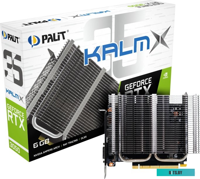 Видеокарта Palit GeForce RTX 3050 KalmX NE63050018JE-1070H