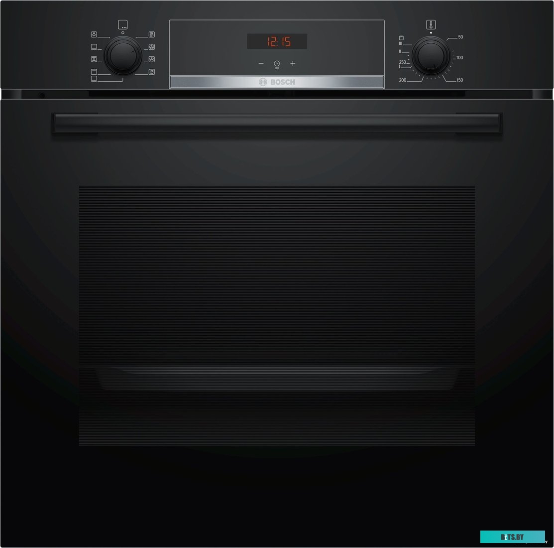 HBA534EB0 60 см, встраиваемый, электрический с конвекцией, объем 71 л, утапливаемые переключатели, 6 режимов, очистка каталитическая, направляющие про