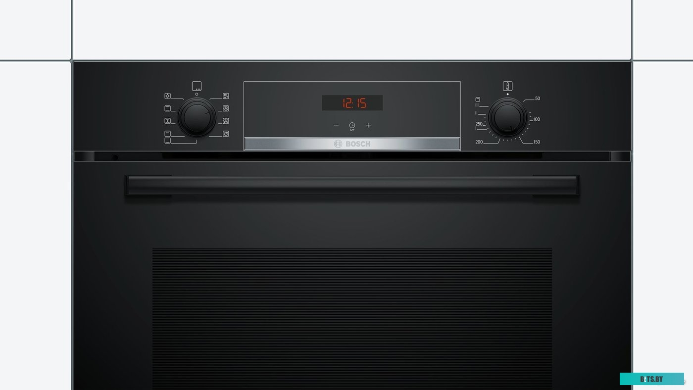 HBA534EB0 60 см, встраиваемый, электрический с конвекцией, объем 71 л, утапливаемые переключатели, 6 режимов, очистка каталитическая, направляющие про