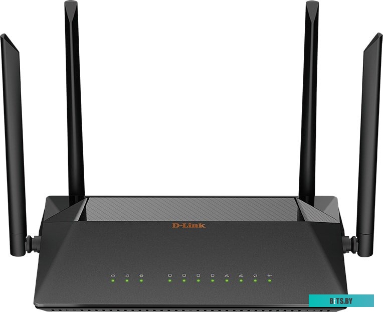 Роутер беспроводной D-Link DSL-245GR/R1A AC1200 ADSL2+/VDSL2 черный