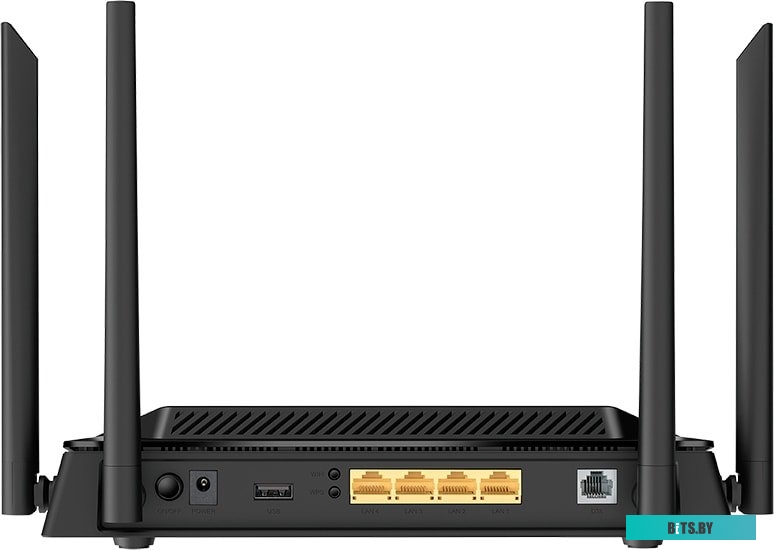 Роутер беспроводной D-Link DSL-245GR/R1A AC1200 ADSL2+/VDSL2 черный