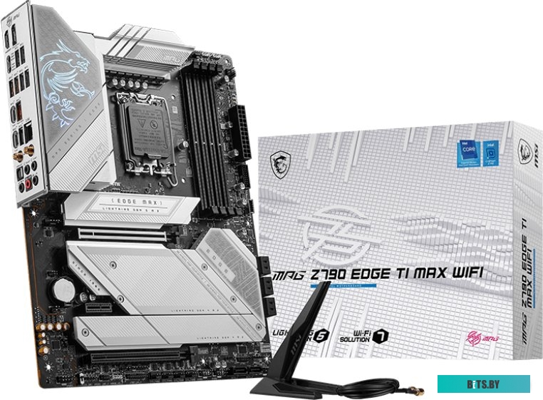 Материнская плата MSI MPG Z790 EDGE TI MAX WIFI Soc-1700 Intel Z790 4xDDR5 ATX AC`97 8ch(7.1) 2.5Gg RAID+HDMI+DP