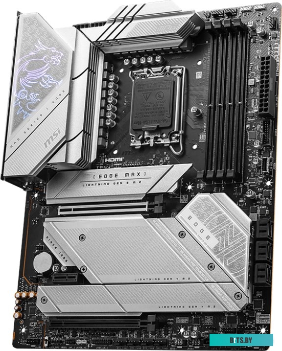 Материнская плата MSI MPG Z790 EDGE TI MAX WIFI Soc-1700 Intel Z790 4xDDR5 ATX AC`97 8ch(7.1) 2.5Gg RAID+HDMI+DP