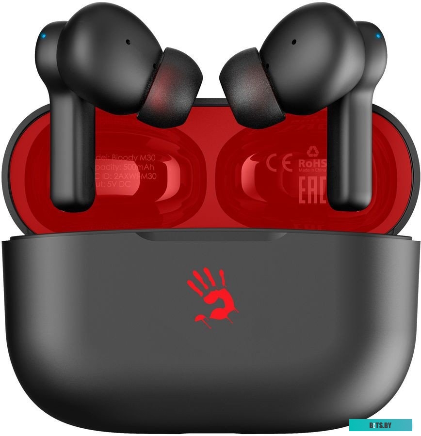 Наушники A4Tech Bloody M30 (BLACK+RED)