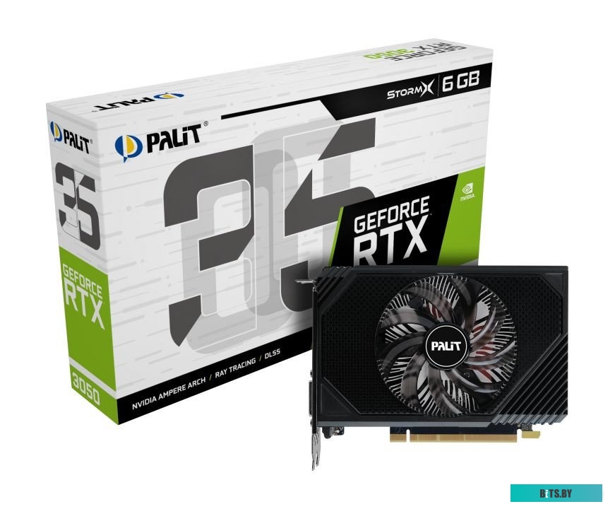 Видеокарта Palit GeForce RTX 3050 StormX 6GB NE63050018JE-1070F