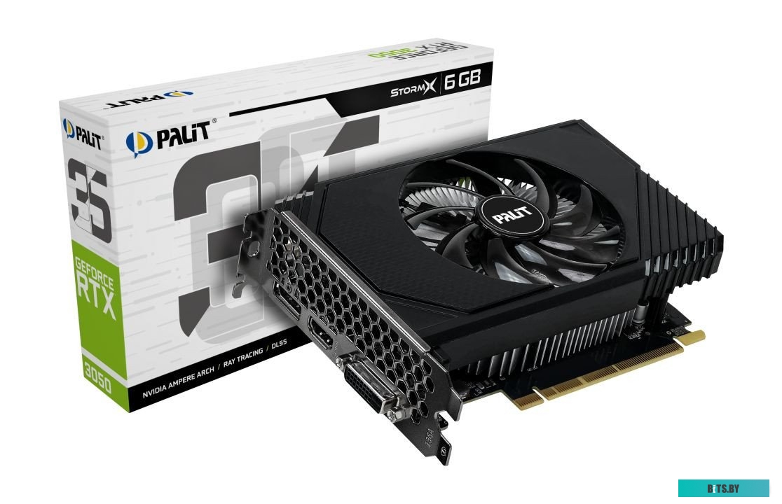 Видеокарта Palit GeForce RTX 3050 StormX 6GB NE63050018JE-1070F