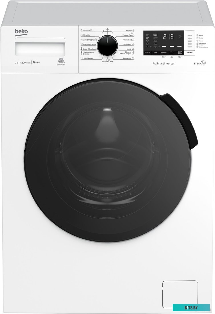 RSPE78612W Стиральная машина Beko RSPE78612W класс: A+++ загр.фронтальная макс.:7кг белый