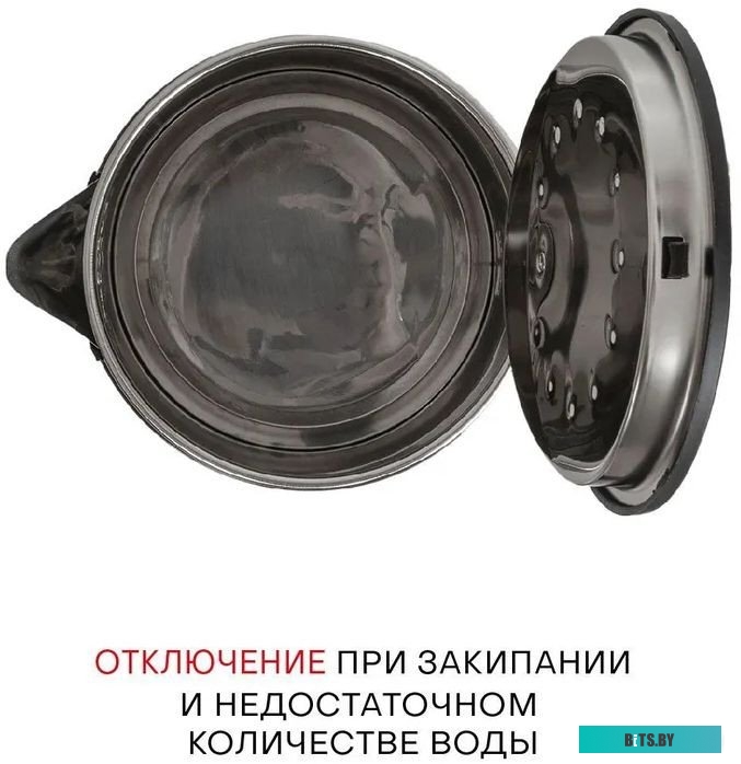 KES-1826 Чайник электрический Supra KES-1826 1.8л. 1500Вт коричневый (корпус: нержавеющая сталь)