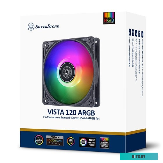 G52VS120BARGB20 SST-VS120B-ARGB SilverStone Vista 120 ARGB SST-VS120B-ARGB