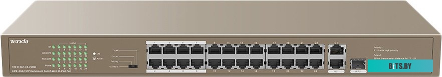 Коммутатор TENDA TEF1126P-24-250W