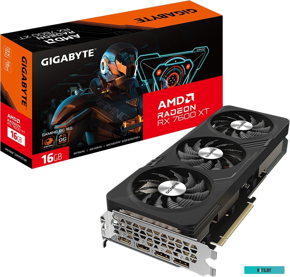 Видеокарта Gigabyte GV-R76XTGAMING OC-16GD.