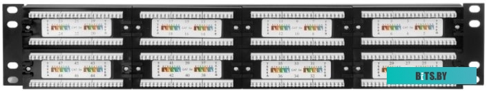 Патч-панель Hyperline PP3-19-48-8P8C-C5E-110D 19" 2U 48xRJ45 кат.5e UTP