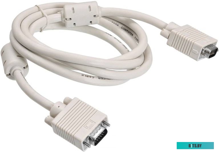 Кабель SVGA Ningbo CAB016S-20m VGA (m) VGA (m) 20м феррит.кольца серый