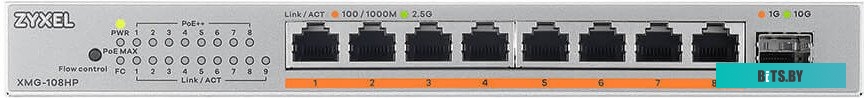 Коммутатор Zyxel XMG-108HP-EU0101F