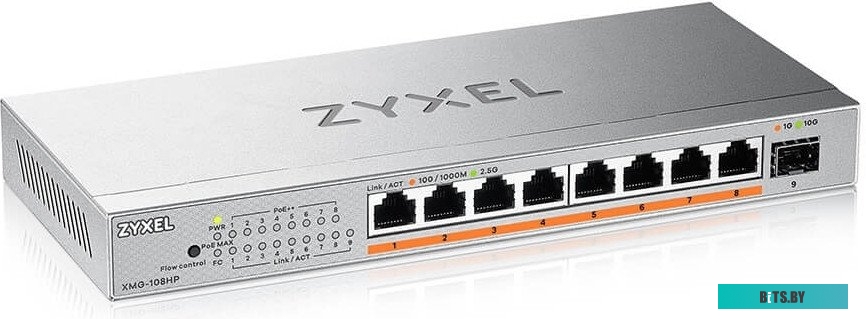 Коммутатор Zyxel XMG-108HP-EU0101F