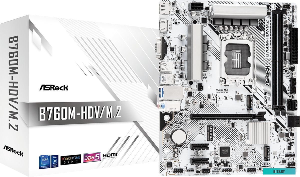 Материнская плата ASRock B760M-HDV/M.2